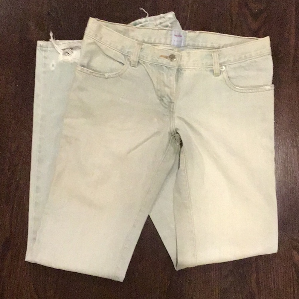 sass & bide Light Wash Distressed Denim